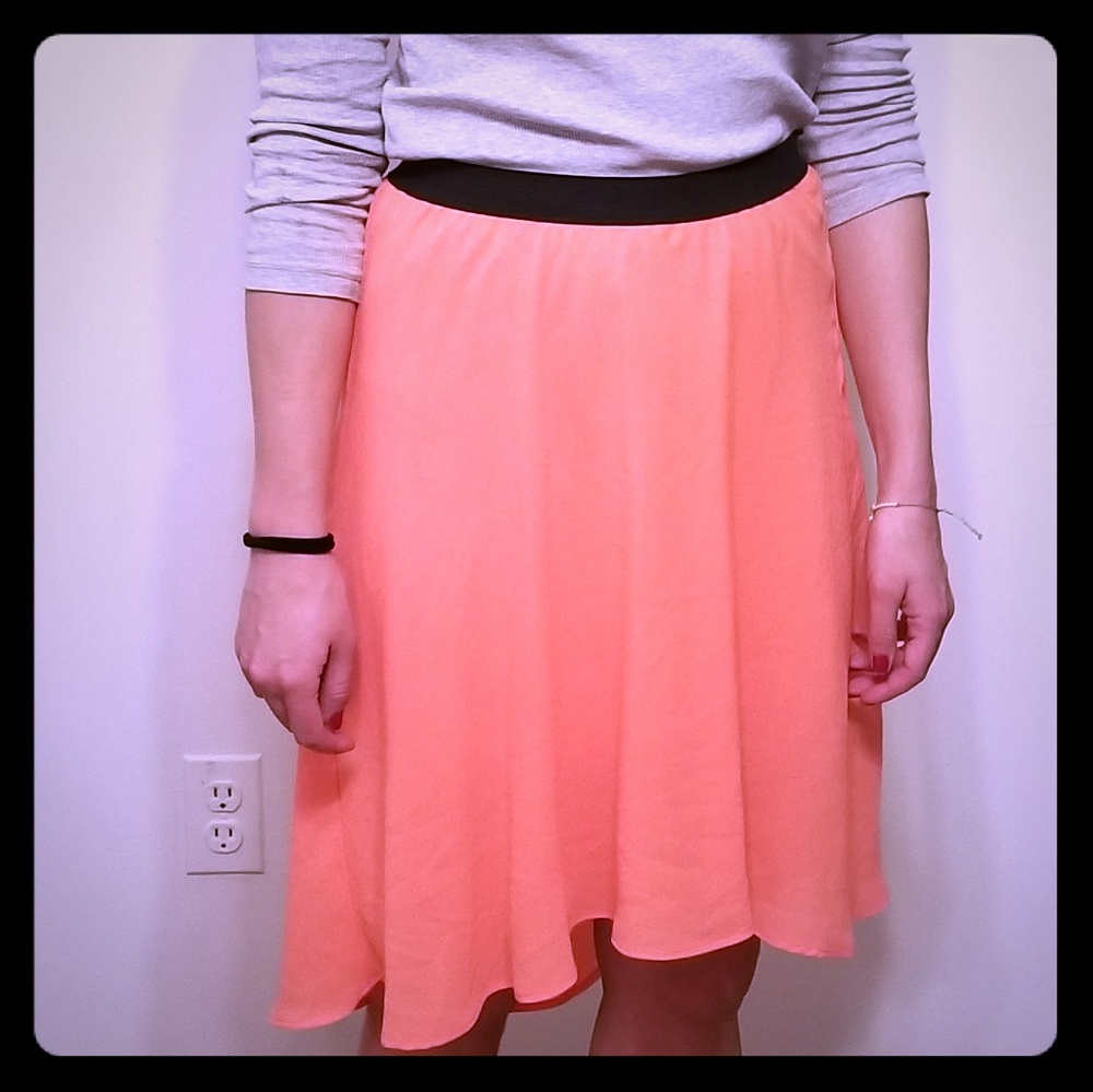 Reserved Coral Pink Skirt